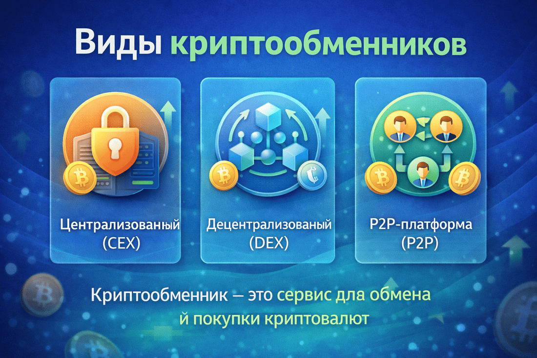 виды криптообменников