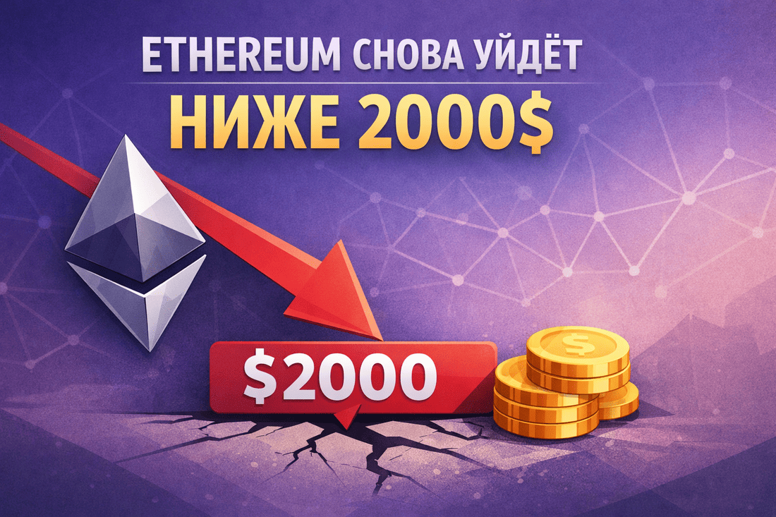 Ethereum снова упадет ниже 2000$