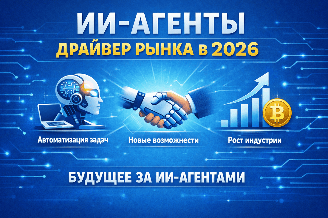 ИИ-агенты запустят рынок крипты в 2026