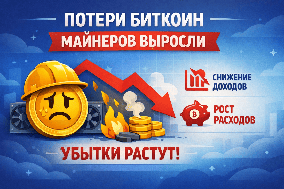 Доходы биткоин майнеров падают