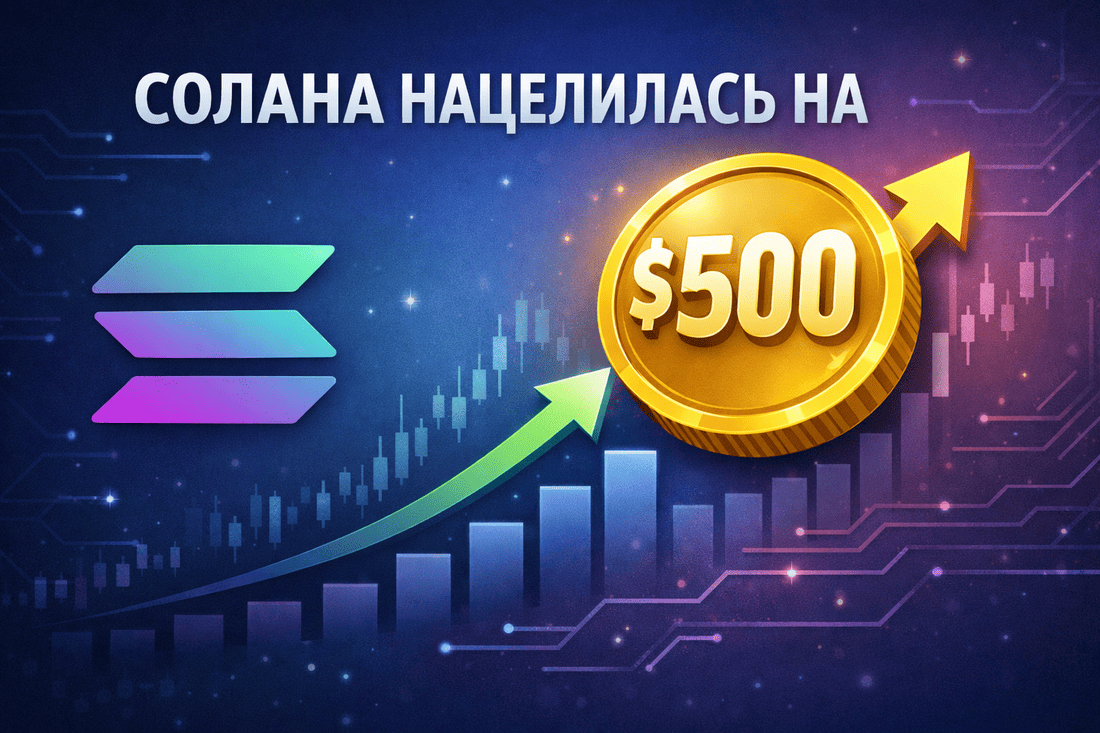 Solana идет на 500$