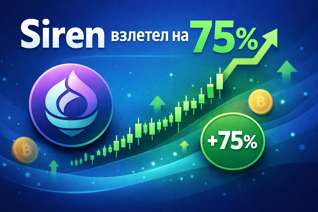 Siren взлетел на 75% за сутки