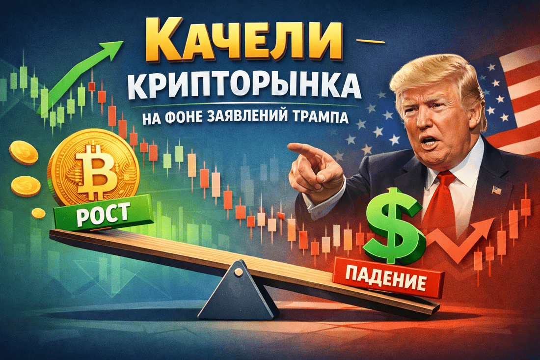 Качели крипторынка на фоне заявлений Трампа