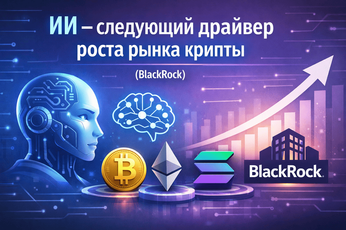 BlackRock назвала ИИ следующим драйвером крипторынка