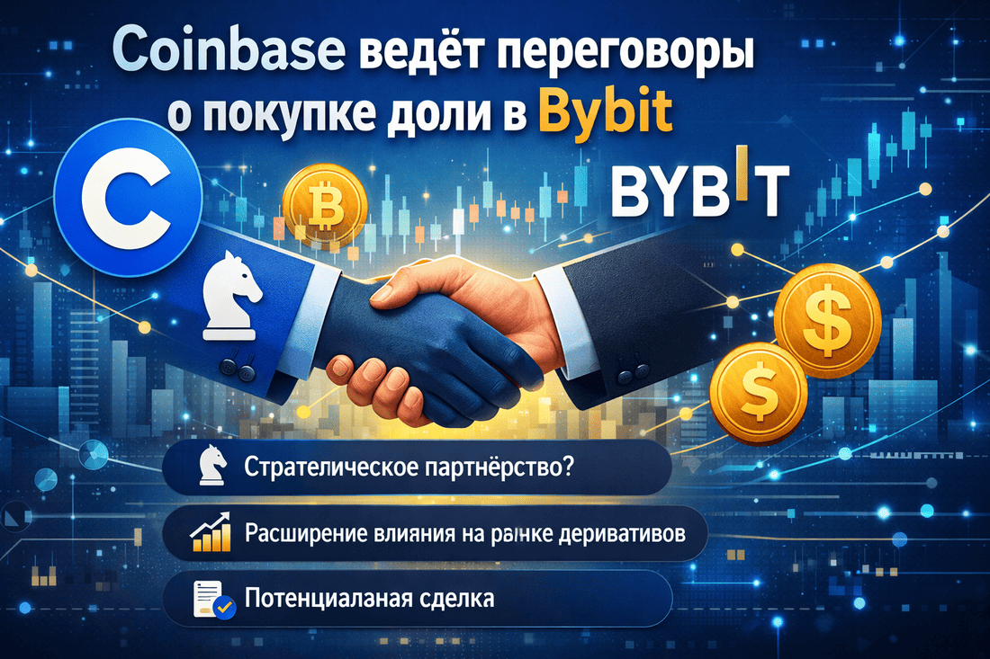 Coinbase ведет переговоры о покупке доли в Bybit