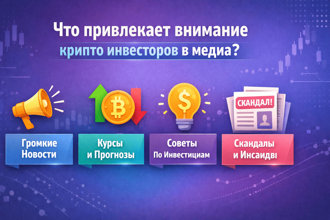 Что привлекает внимание у криптоинвесторов - исследование