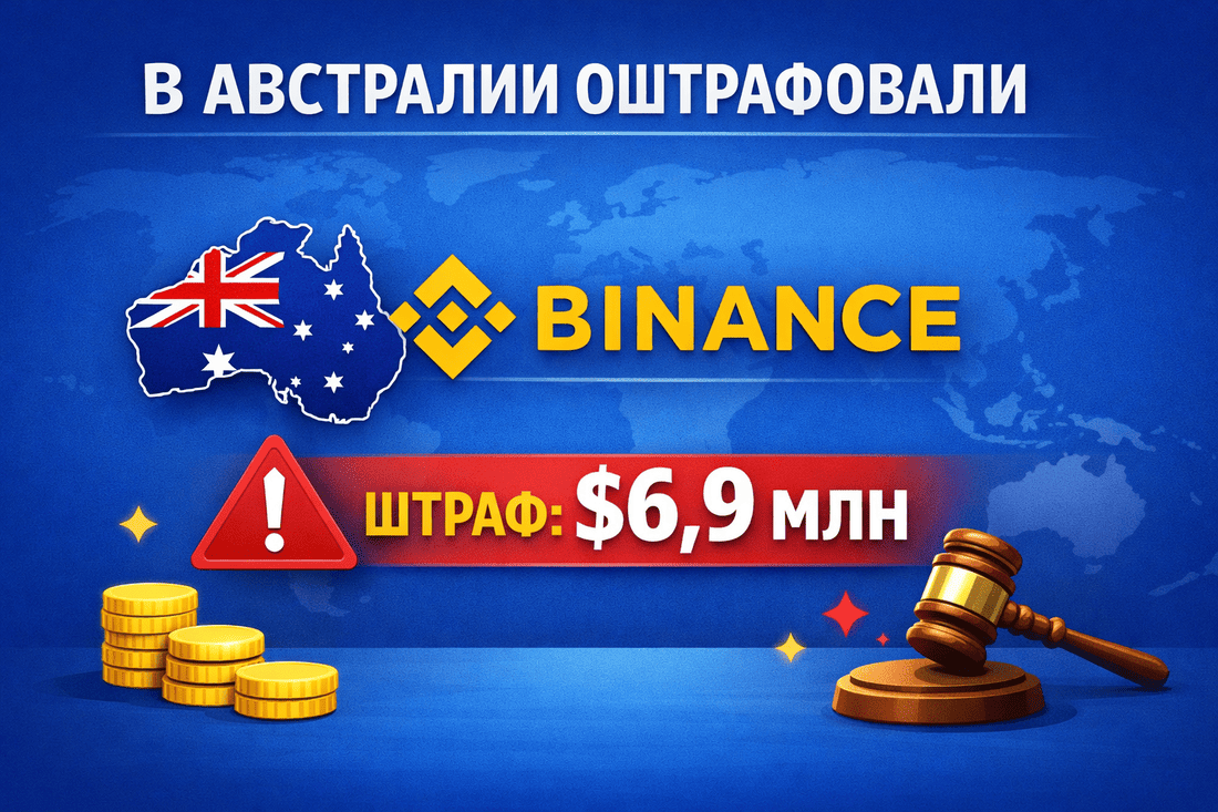 В Австралии оштрафовали Binance на $6,9 млн за нарушения с клиентами