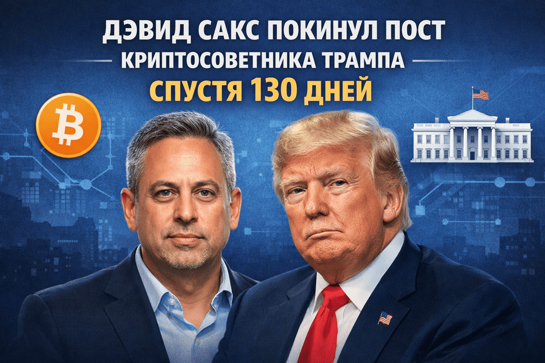 Дэвид Сакс покинул пост криптосоветника Трампа