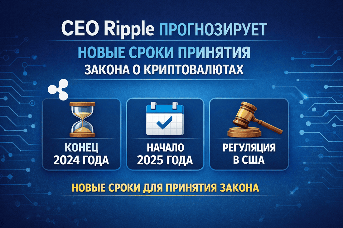 Ripple назвала новые сроки принятия криптозакона в США