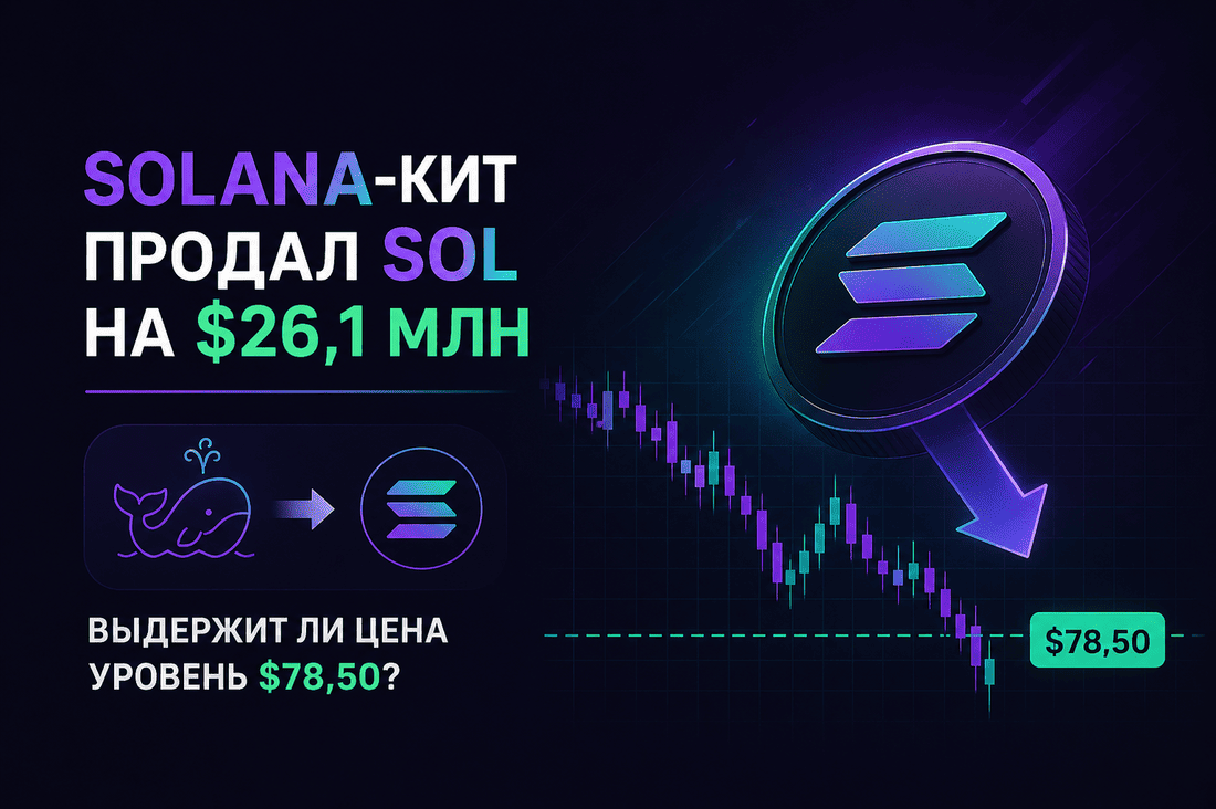 Solana-кит продал SOL на $26,1 млн: выдержит ли цена уровень $78,50