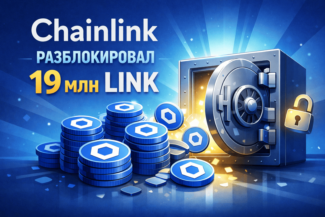 Chainlink разблокировал 19 млн LINK на $165 млн