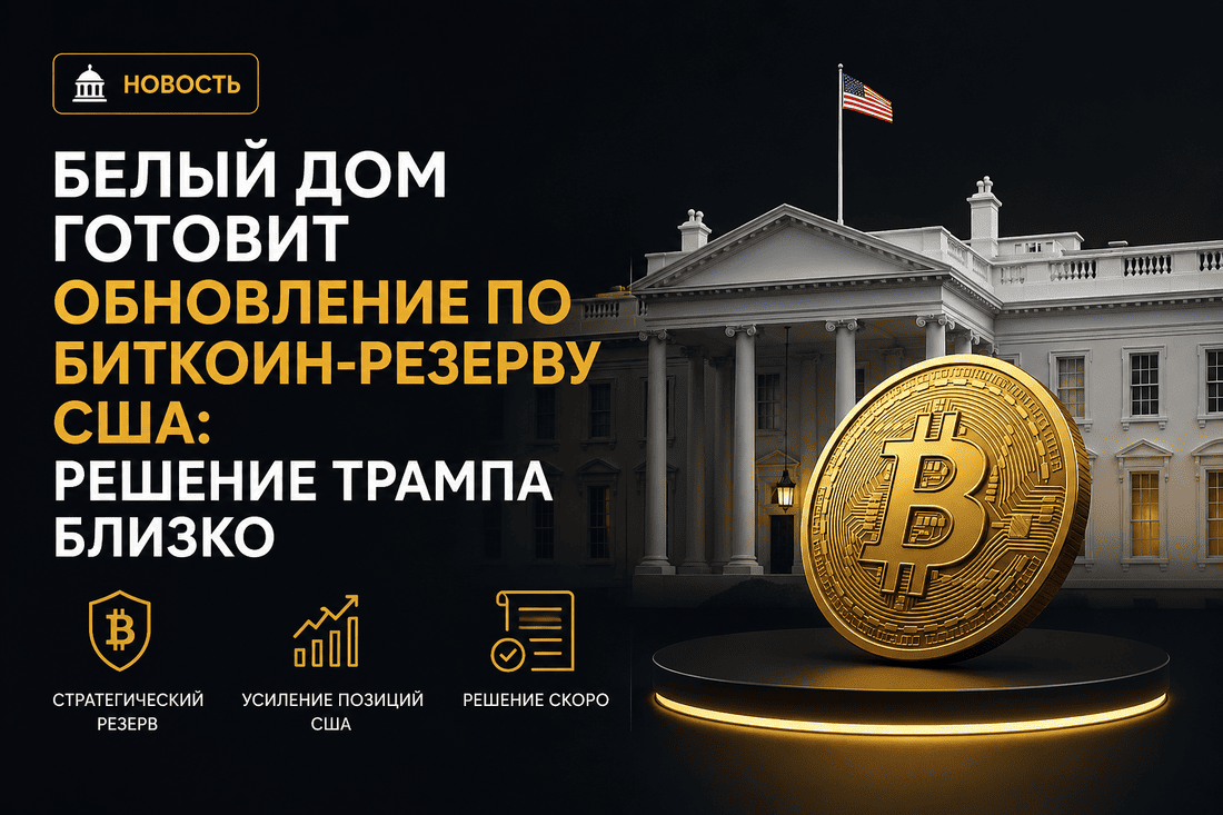 Белый дом готовит обновление по биткоин-резерву США: решение Трампа близко