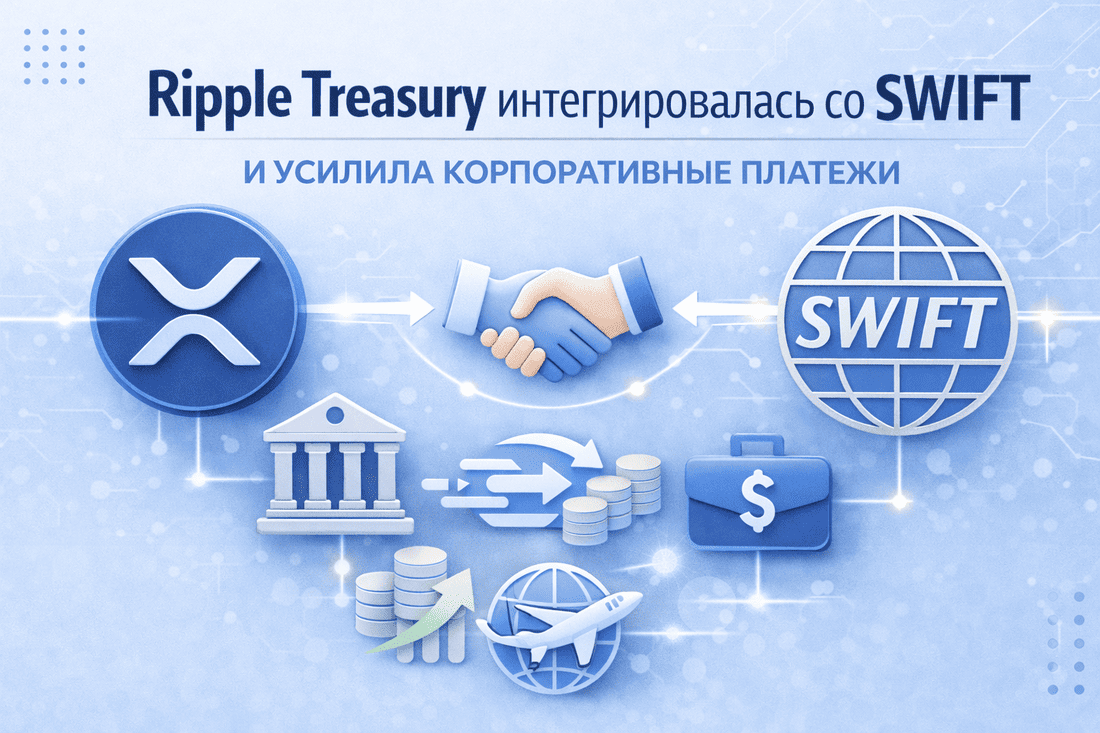 Ripple Treasury интегрировалась со SWIFT и усилила корпоративные платежи
