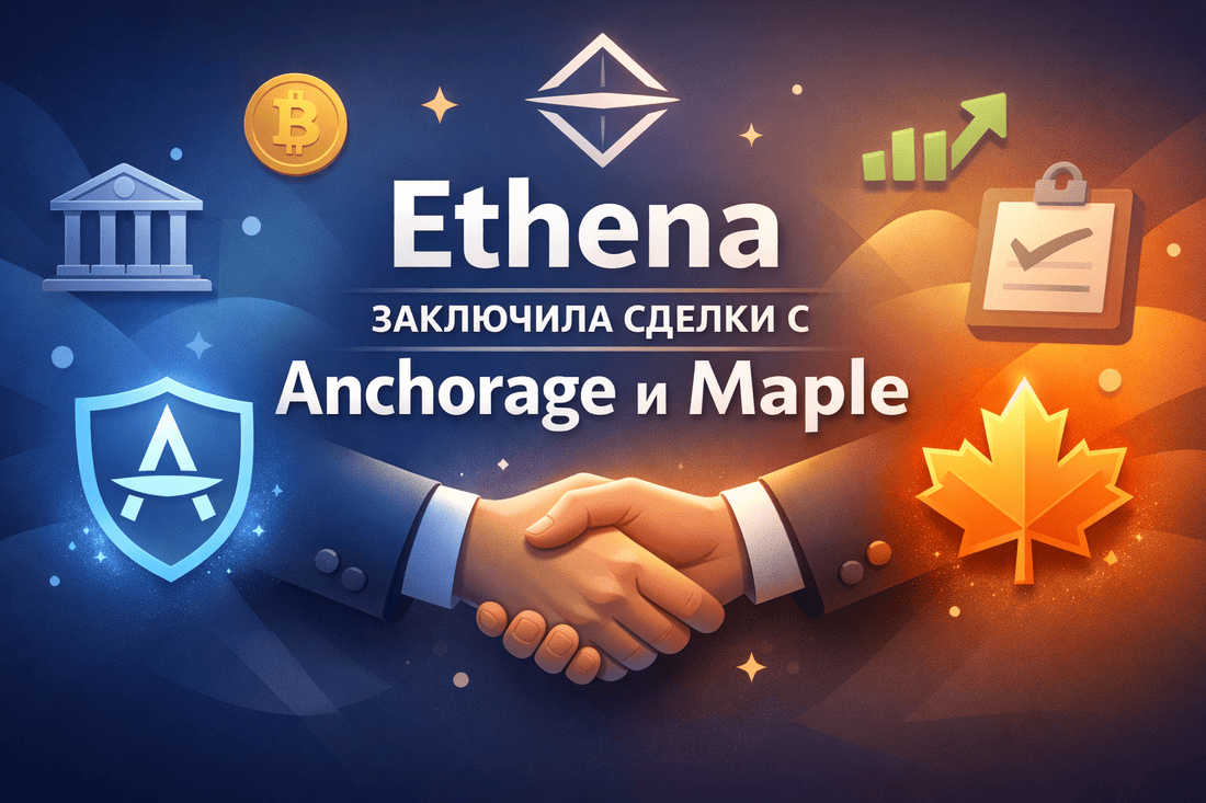 Ethena заключила сделки с Anchorage и Maple