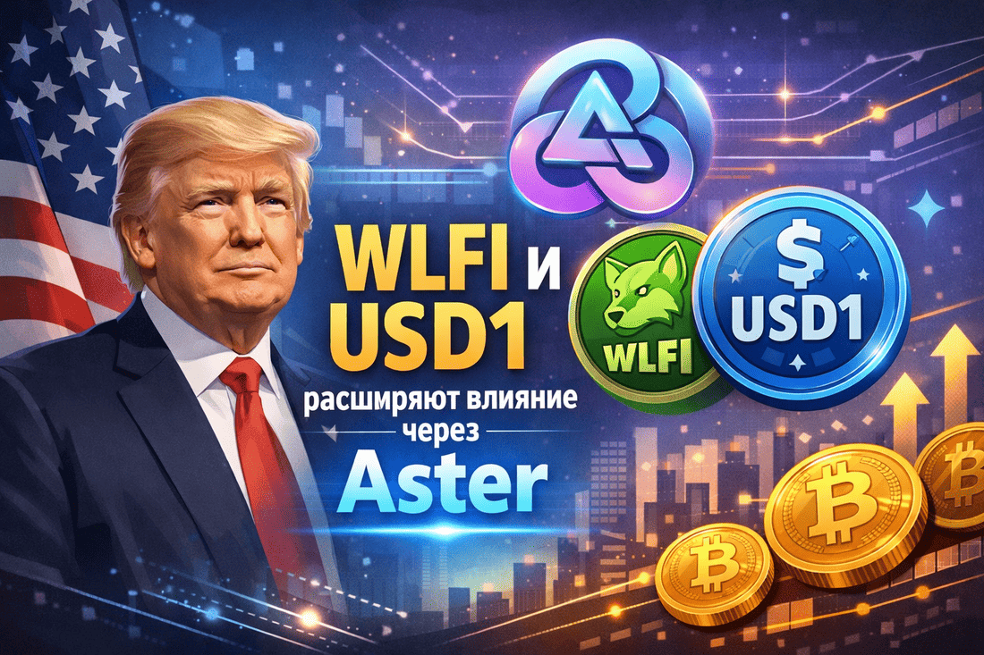 Трамп и крипто: WLFI и USD1 расширяют влияние через Aster