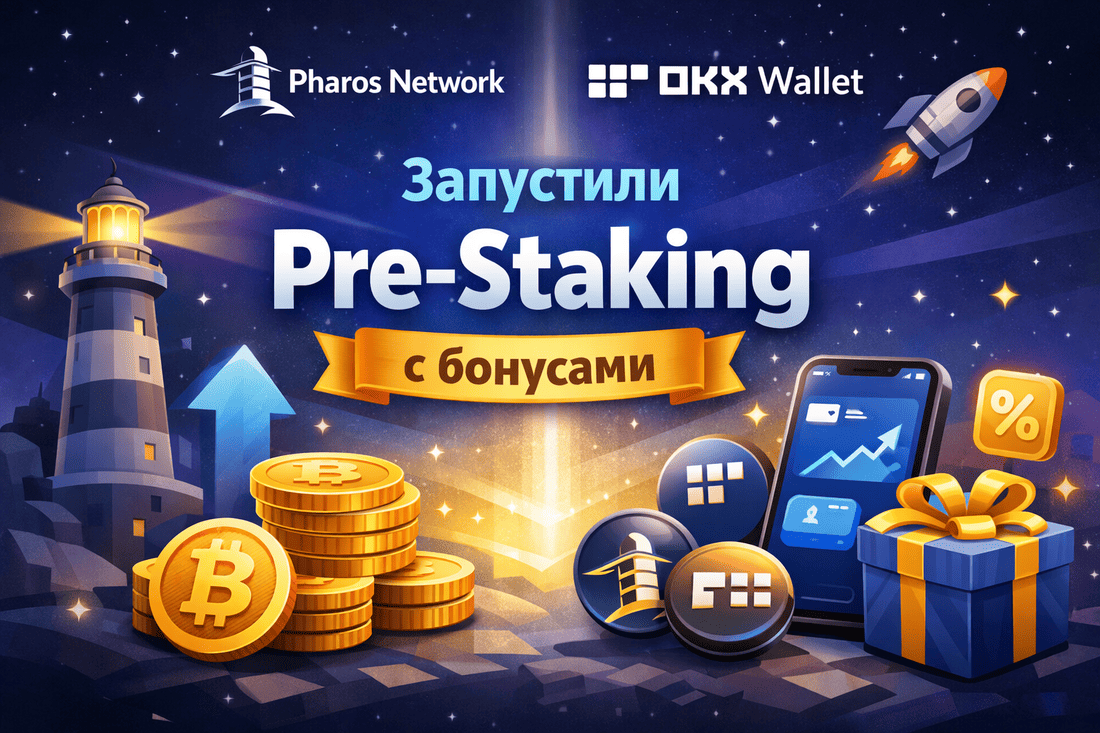 Pharos Network и OKX Wallet запустили Pre-Staking с бонусами