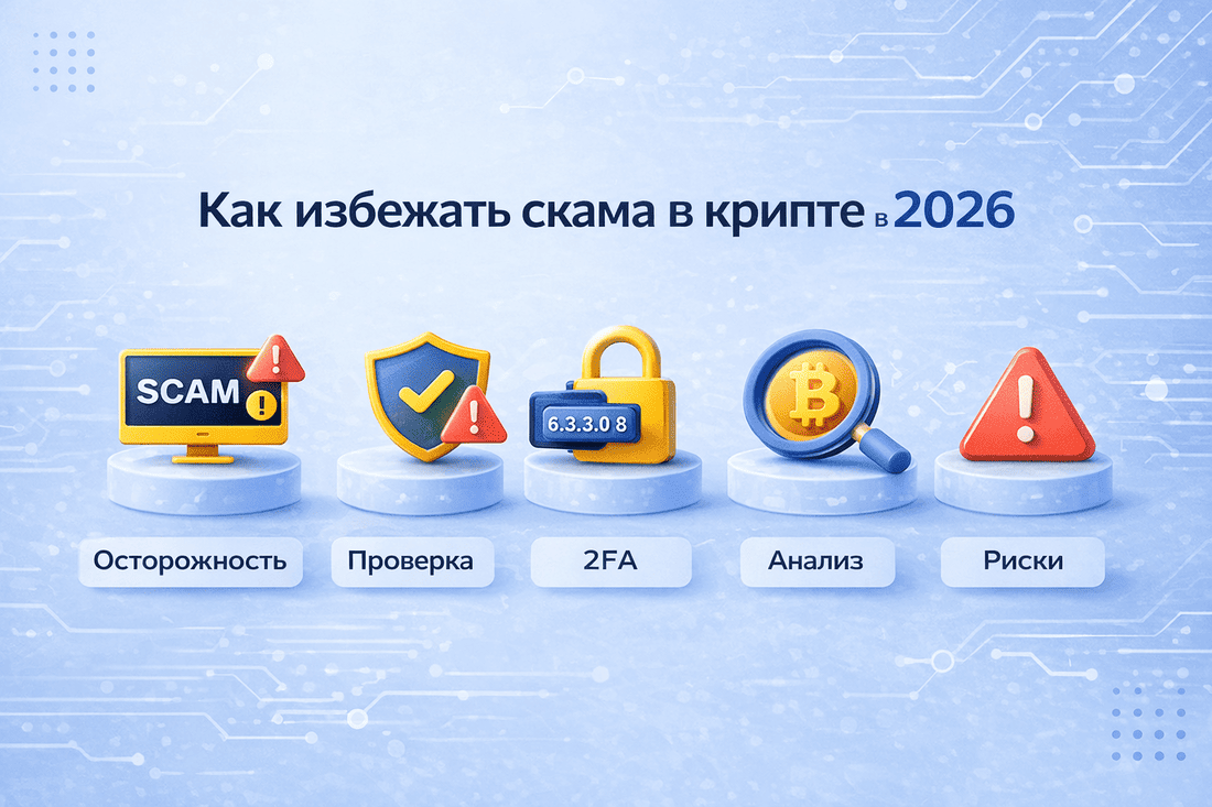 как избежать мошенников в криптовалюте 2026