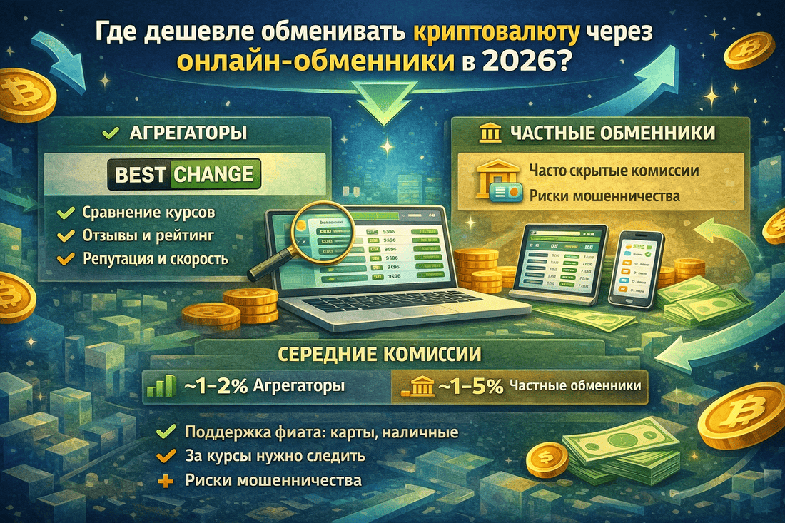 комиссии криптообменников