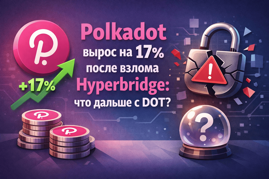 Polkadot вырос на 17% после взлома Hyperbridge: что дальше с DOT