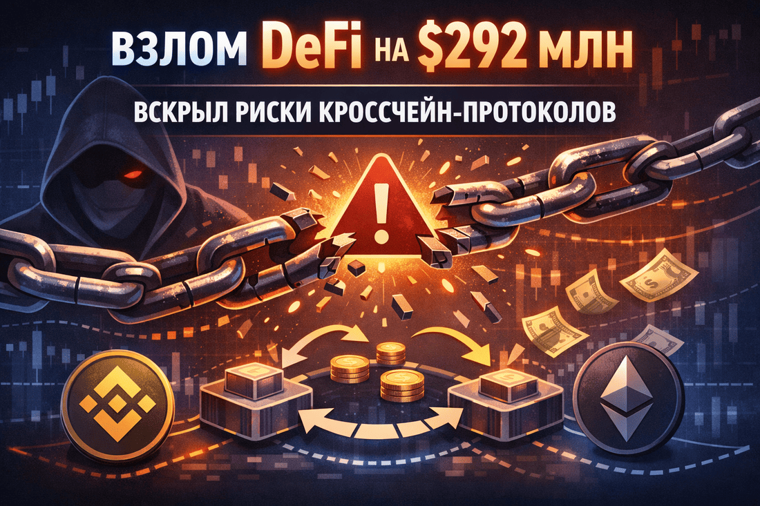 Взлом DeFi на $292 млн вскрыл риски кроссчейн-протоколов