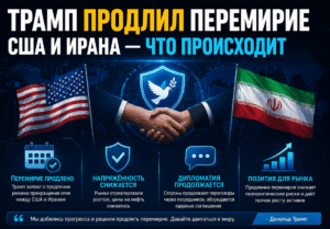 Трамп продлил перемирие с Ираном на фоне нестабильных переговоров