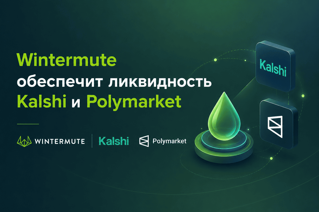 Wintermute обеспечит ликвидность Kalshi и Polymarket