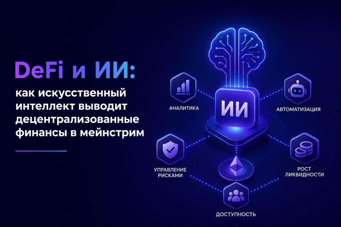 DeFi и ИИ: как искусственный интеллект выводит децентрализованные финансы в мейнстрим