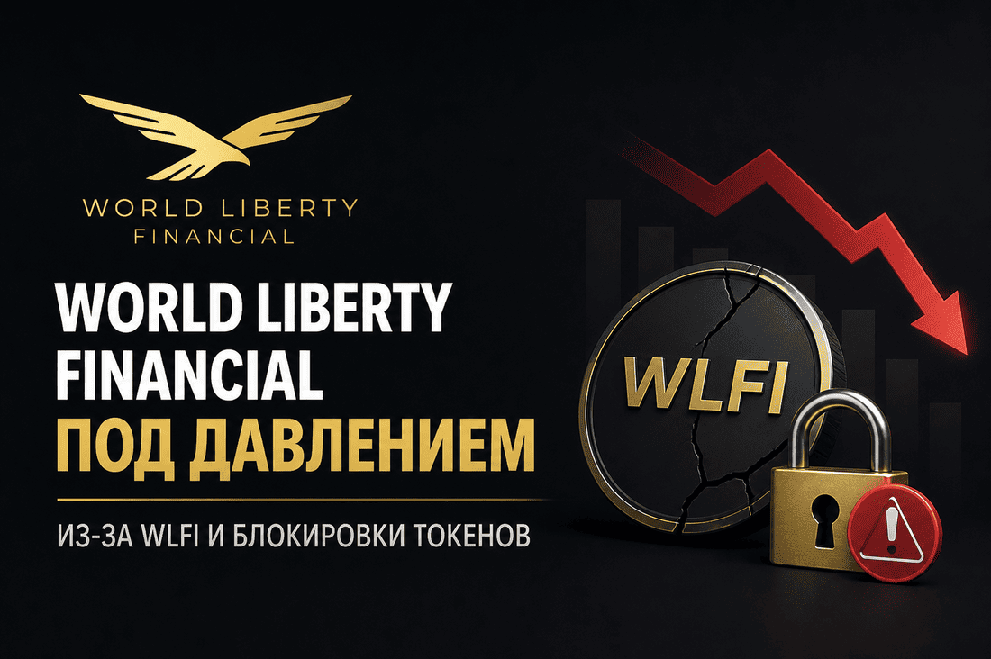 World Liberty Financial под давлением из-за WLFI и блокировки токенов