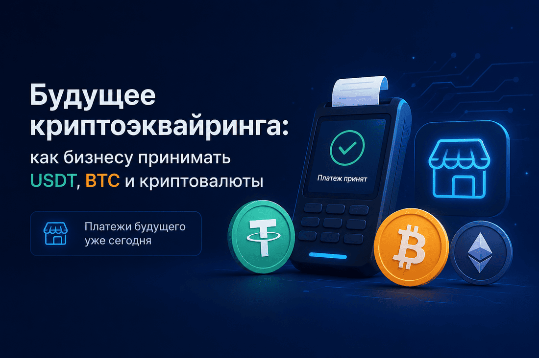Будущее криптоэквайринга: как бизнесу принимать USDT, BTC и криптовалюты