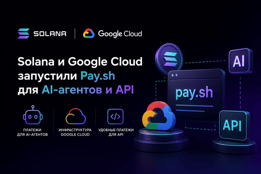 Solana и Google Cloud запустили Pay.sh для AI-агентов и API