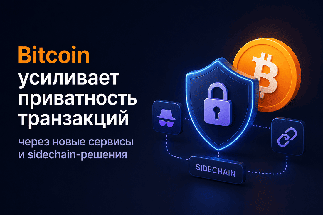 Bitcoin усиливает приватность транзакций через новые сервисы и sidechain-решения