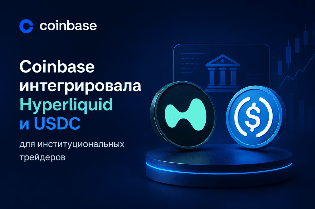 Coinbase интегрировала Hyperliquid и USDC для институциональных трейдеров