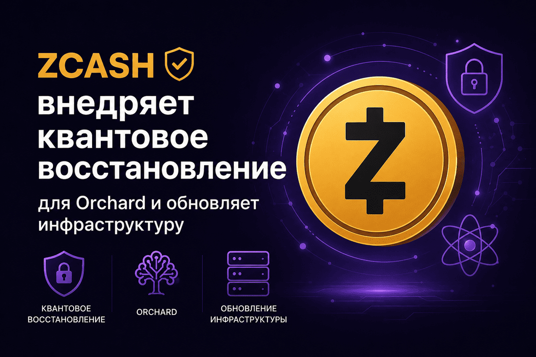 Zcash внедряет квантовое восстановление для Orchard и обновляет инфраструктуру