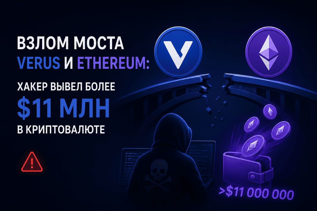 Взлом моста Verus и Ethereum: хакер вывел более $11 млн в криптовалюте