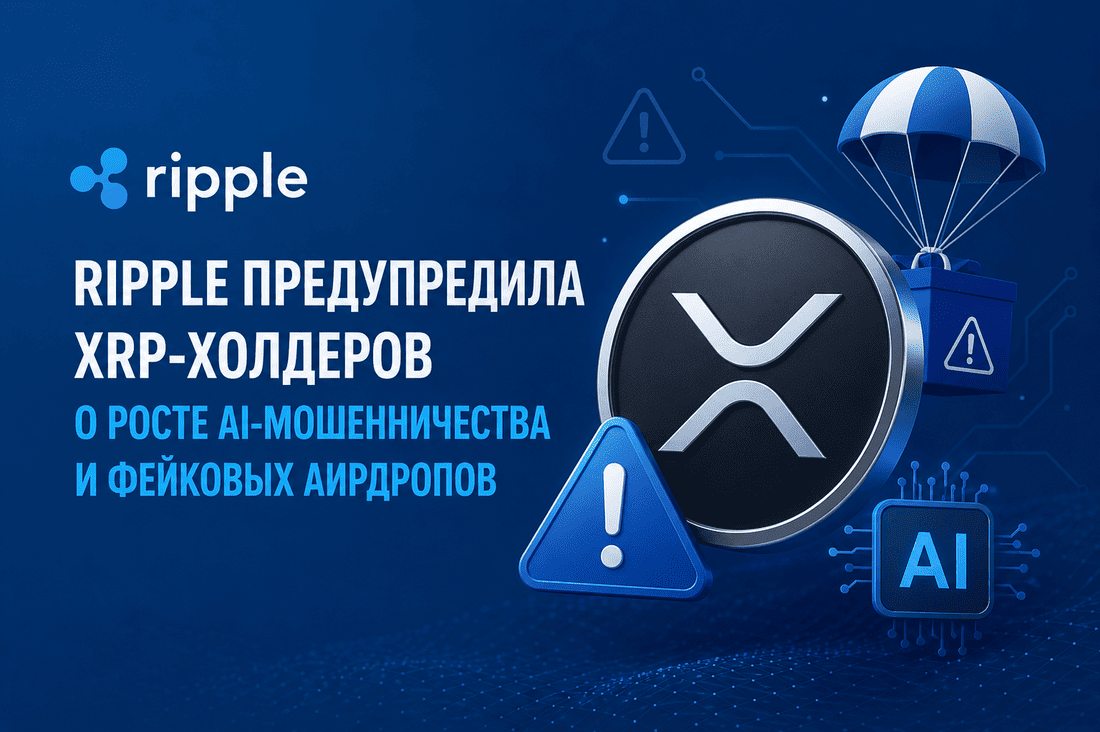 Ripple предупредила XRP-холдеров о росте AI-мошенничества и фейковых аирдропов