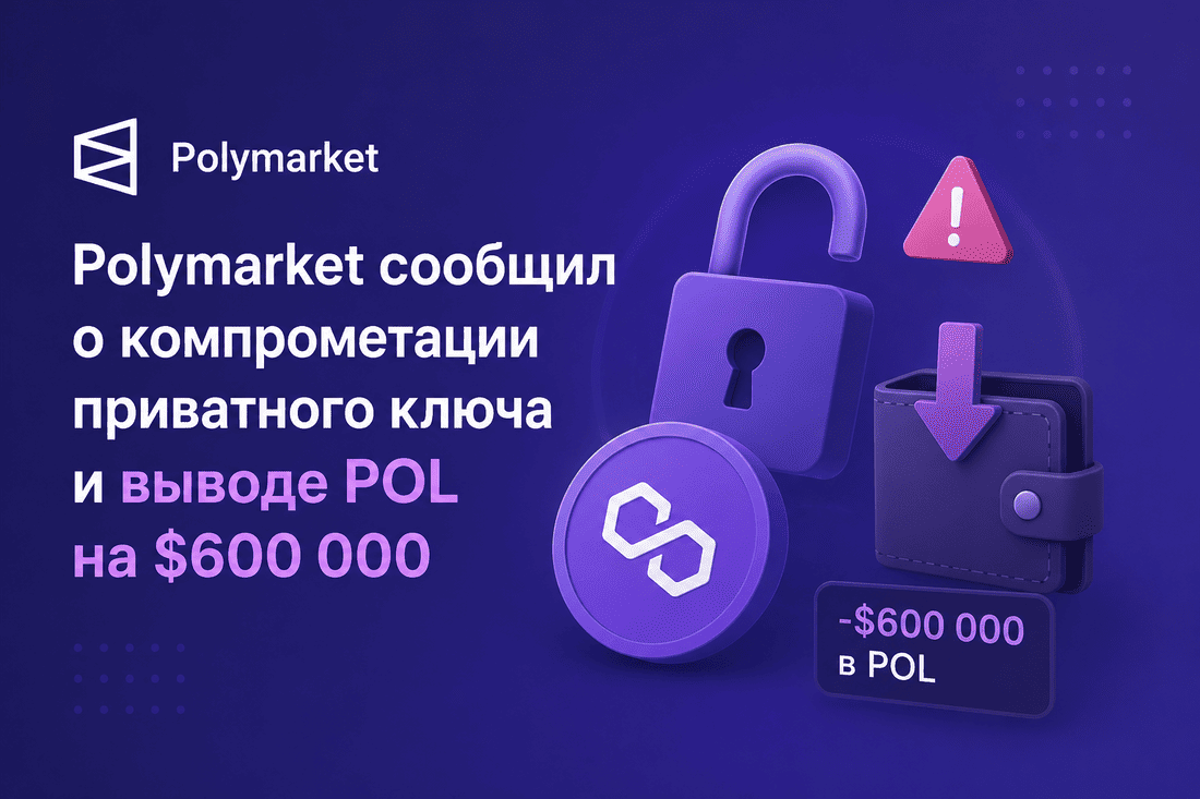 Polymarket сообщил о компрометации приватного ключа и выводе POL на $600 000