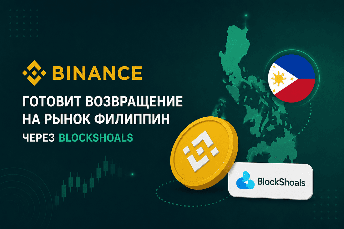 Binance готовит возвращение на рынок Филиппин через BlockShoals