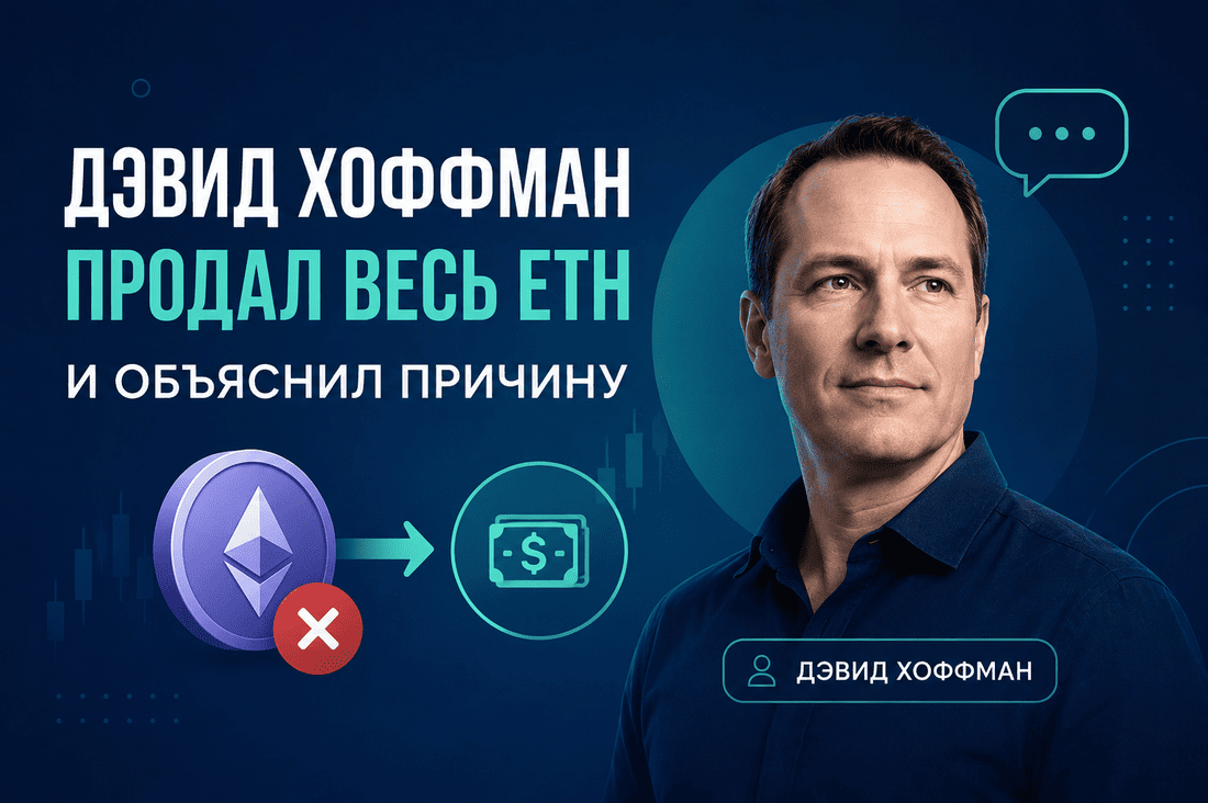 Дэвид Хоффман продал весь ETH и объяснил причину