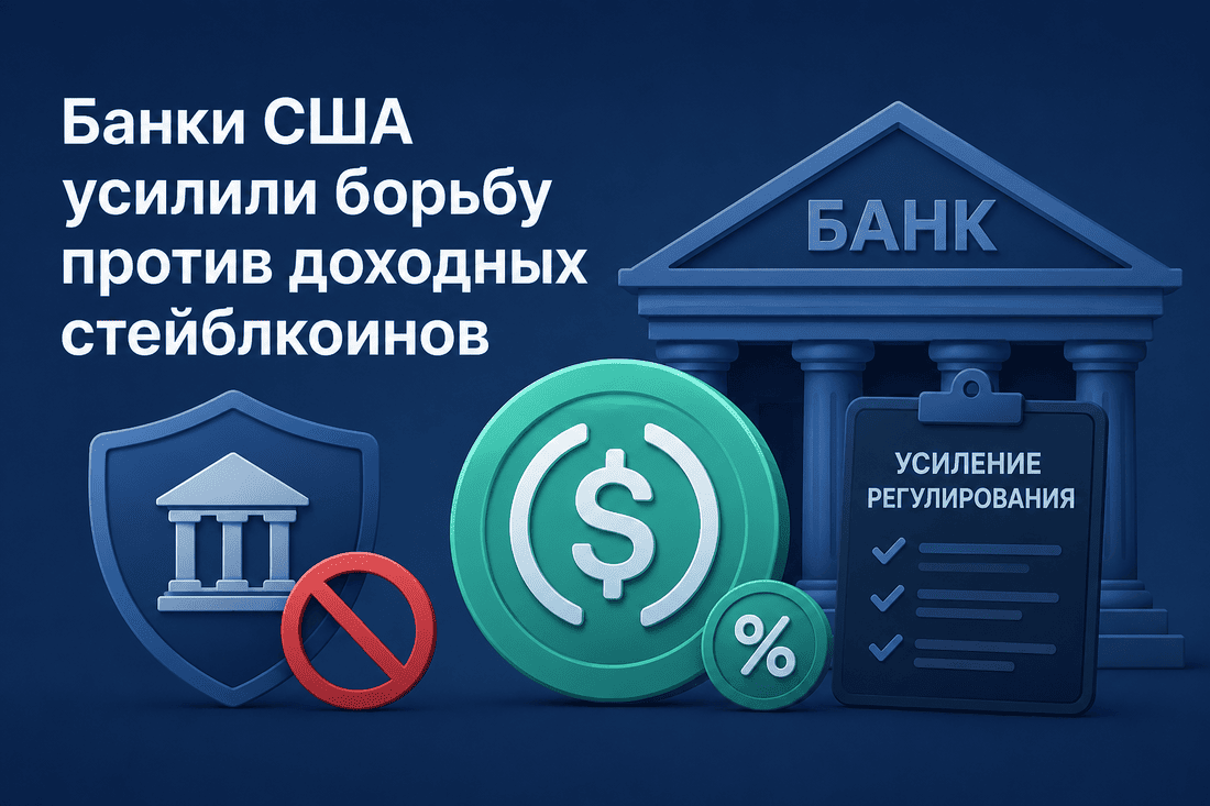 Банки США усилили борьбу против доходных стейблкоинов
