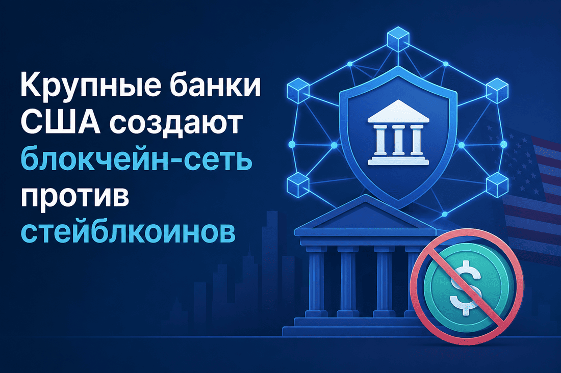 Крупные банки США создают блокчейн-сеть против стейблкоинов