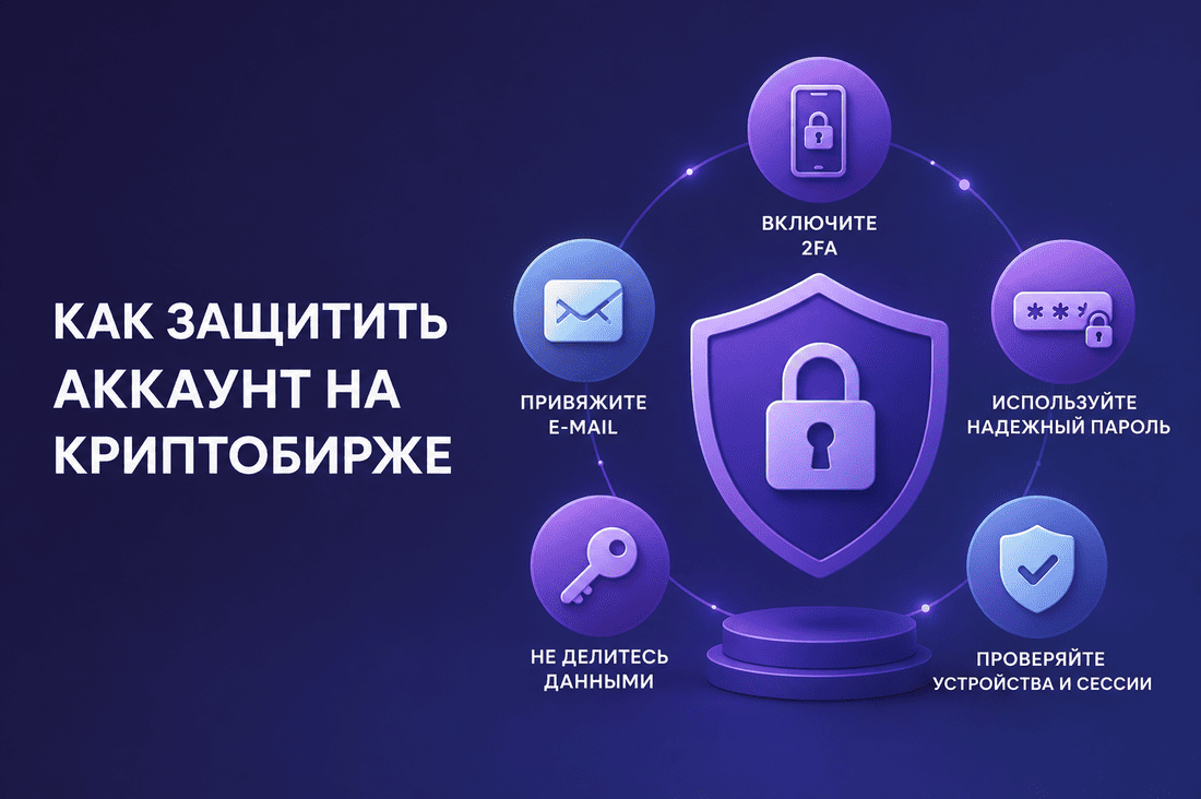 как защитить аккаунт на криптобирже
