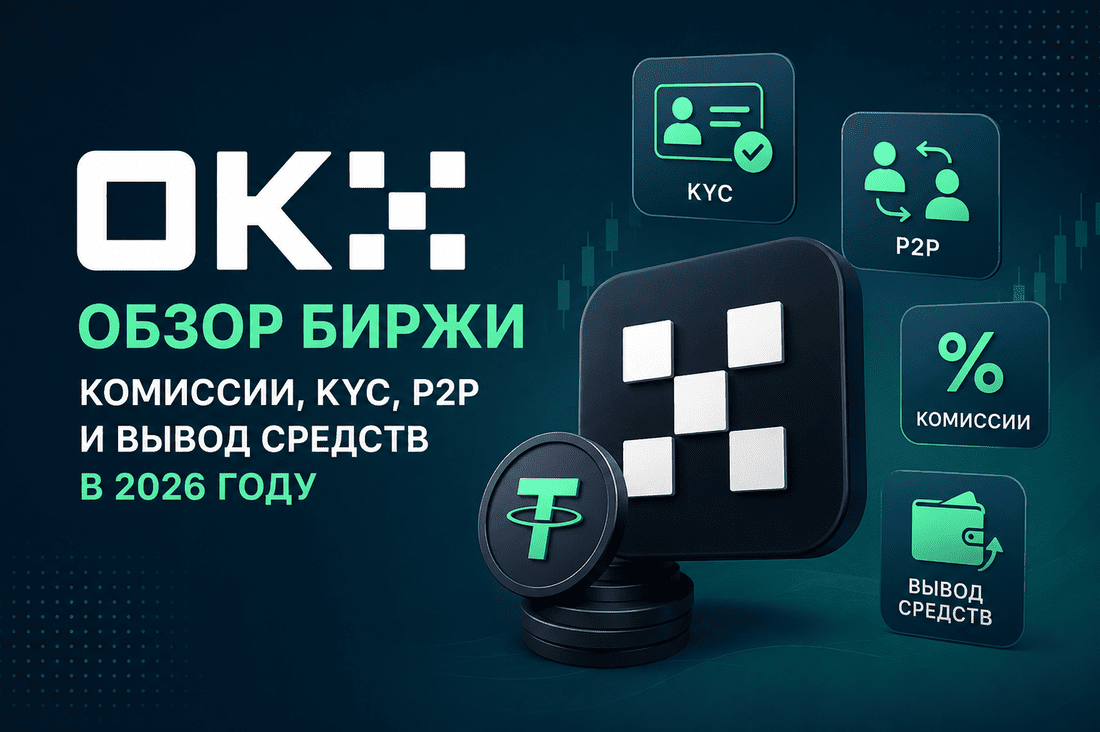 OKX: обзор биржи, комиссии, KYC, P2P и вывод средств в 2026 году