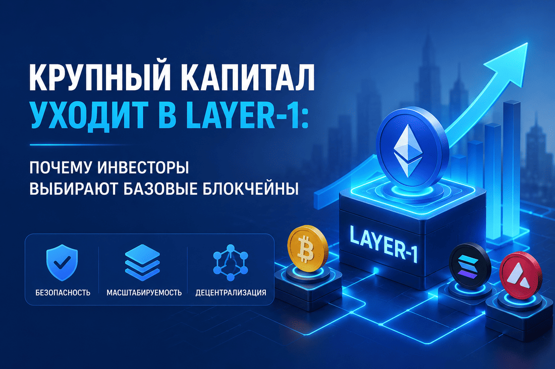 Крупный капитал уходит в Layer-1: почему инвесторы выбирают базовые блокчейны