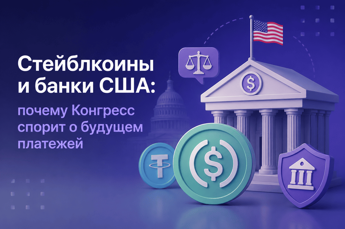 Стейблкоины и банки США: почему Конгресс спорит о будущем платежей