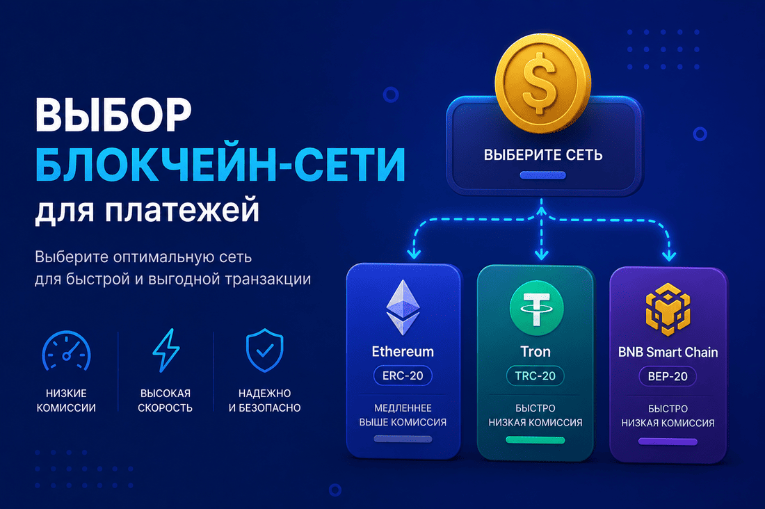 выбор блокчейн сети для платежей